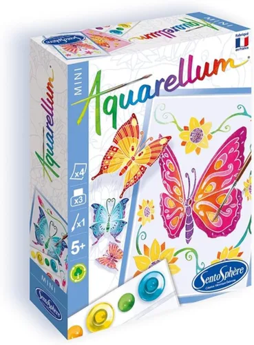 Vista 2 de SentoSphère Aquarellum Mini - Mariposas