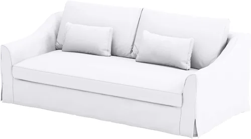 Vista 13 de Funda Farlov de algodón para sofá biplaza de 70 pulgadas de ancho, compatible con funda de sofá IKEA Funda de algodón resistente Farlov
