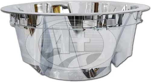 Vista 4 de Juego de simulador de rueda cromada ABS de 17 "para Chevy GMC Silverado 3500 2008 ~ 2010