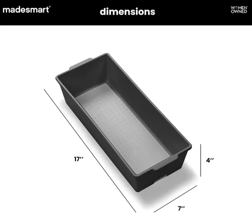 Vista 7 de madesmart Cubo de almacenamiento profundo grande clásico, granito PremiumGranite
