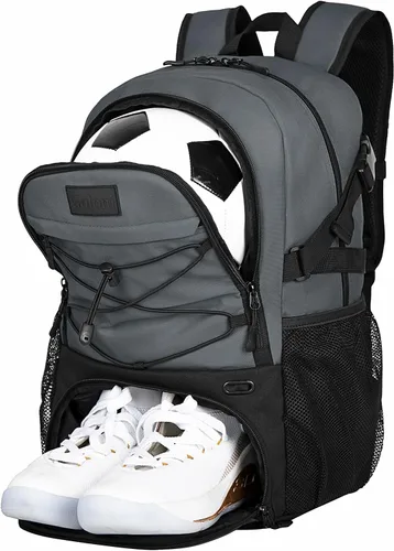 Vista 43 de Goloni Mochila de fútbol,Mochila de baloncesto con compartimento para pelotas y compartimento para zapatos,Mochila para baloncesto,Fútbol