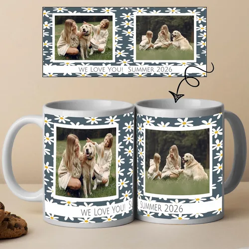Vista 22 de Taza de cerámica personalizada con fotos, taza de café personalizada, personalizable con imágenes, texto, fotos, logotipos - Taza de café