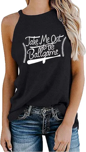 Vista 2 de Camiseta sin mangas con cuello halter para mujer, estilo informal, con espalda cruzada y espalda cruzada