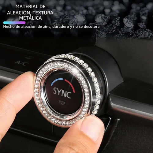 Vista 4 de Tapones para pomos de aire acondicionado, compatibles con Mazda 3 14-19 Pegatinas de tapas de perillas de CA