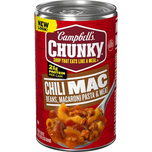 Vista 14 de Campbell's Chunky Beefy Mac Soup, lata de 18.8 oz