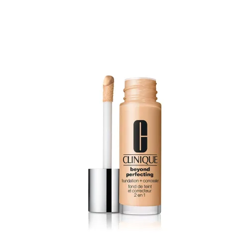 Vista 13 de Clinique Beyond Perfecting Lightweight Liquid Foundation + Concealer For Dry Combination to Oily Skin Types Full Coverage + Natural Matte Finish