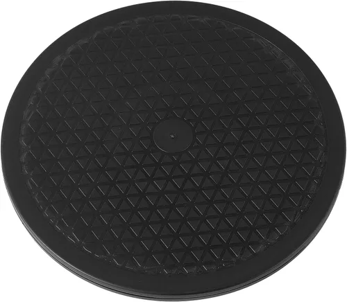 Vista 9 de Soporte giratorio resistente de 8 pulgadas, Lazy Susan con rodamientos de bolas de acero para base de modelo/plantas giratorias/monitor de soporte