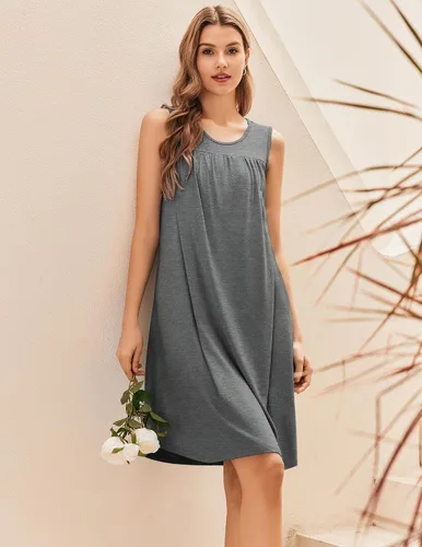 Vista 5 de Ekouaer - Camisón de maternidad para mujer (tallas S-XXL)