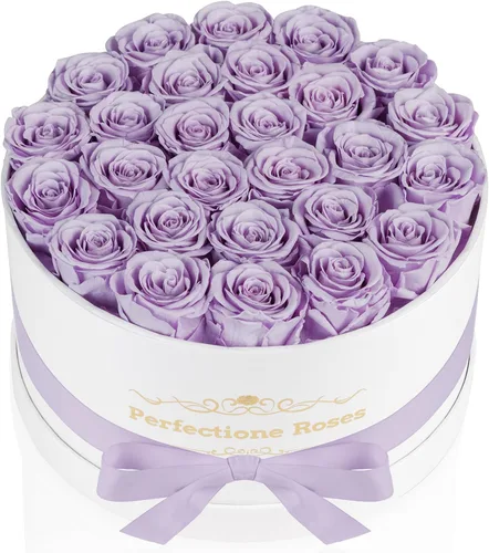 Vista 21 de Perfectione Roses 27 Rosas en una Caja, Rosa del Día de la Madre, Flores Preservadas para Ella, Flores para Entrega, Regalos de Cumpleaños