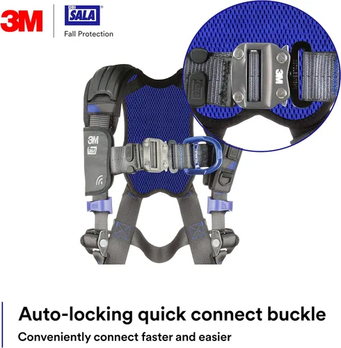 Vista 4 de 3M DBI-SALA ExoFit X300 Comfort Vest Climbing Positioning Safety Harness