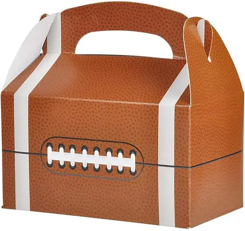 Vista 2 de The Dreidel Company Cajas de golosinas deportivas, caja de regalo para niños, regalos de fiesta de cumpleaños, bodas, baby shower, caja de 6.25 x