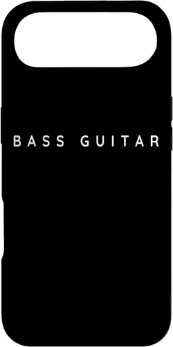 Vista 27 de Bass Guitar Players Contemporary Font / Musical Instrument Case for iPhone 16