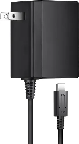 Vista 7 de Cargador de interruptor – Carga en total menos de 2H – Adaptador de corriente USB C de 15 V 2.6 A de carga rápida con módulo IC mejorado, cable de 5
