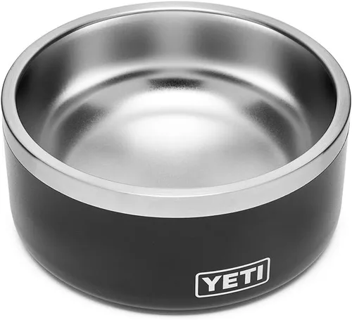 Vista 3 de YETI Boomer 4 - Cuenco antideslizante de acero inoxidable para perros, capacidad para 32 onzas Negro