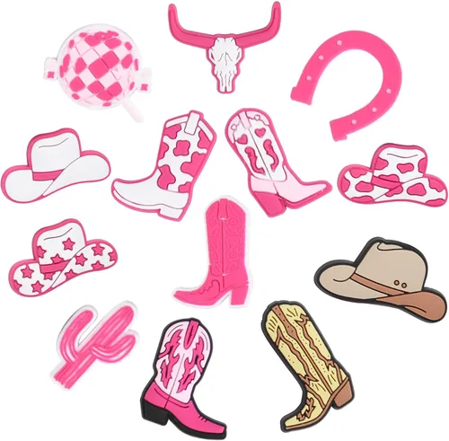 Vista 2 de Dijes para zapatos de equipo de fútbol, accesorios deportivos, decoraciones para niños, niñas, mujeres, regalos de cumpleaños