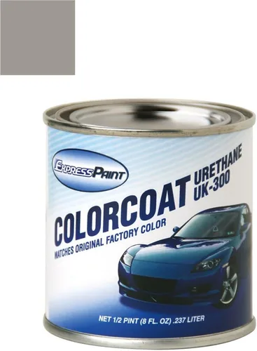 Vista 87 de Aerosol para pintura de retoque automotriz Dodge Stratus - Capa transparente metálica de acero plateado A4/DA4 - Paquete todo incluido