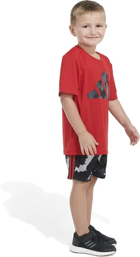 Vista 6 de Conjunto de dos piezas de manga corta con estampado "Camo" pantalones cortos a juego