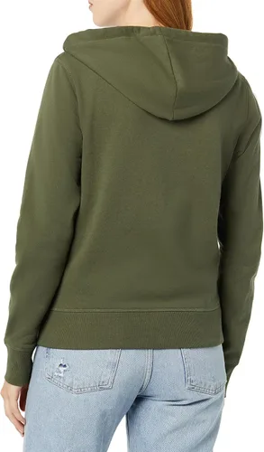 Vista 2 de Tienda Essentials Sudadera con capucha de felpa francesa para mujer con cremallera completa (disponible en tallas extragrandes)