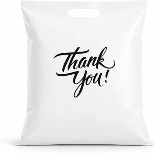 Vista 3 de Infinite Pack Bolsas de mercancía de plástico negro, 9x12, 100 piezas