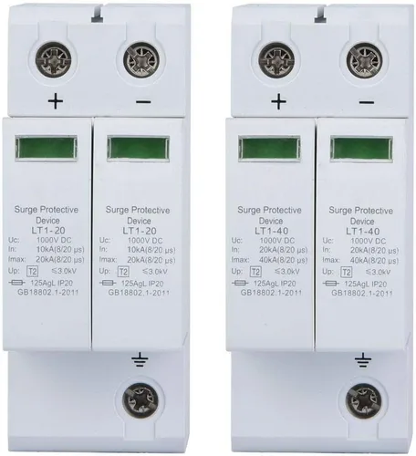Vista 8 de Pararrayos de baja tensión del protector fotovoltaico de DC del dispositivo de protección 2P (20KA)