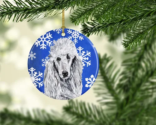 Vista 167 de Caroline's Treasures Cavalier Spaniel - Adorno de cerámica para colgar en el árbol de Navidad, para el hogar, Navidad, fiestas, regalo, 3 pulgadas