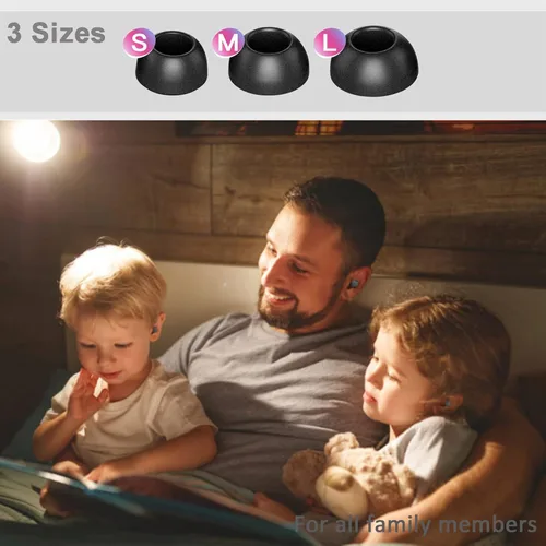 Vista 6 de (3 pares) Miimall Compatible con Google Pixel Buds Pro Ear Tips, puntas de espuma viscoelástica de repuesto suaves para Google Pixel Bud Pro 2022