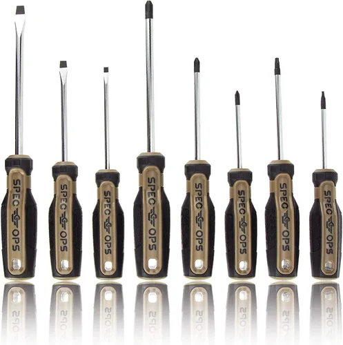 Vista 16 de Spec Ops Tools destornillador Phillips, #1 x 3", punta magnética, eje de acero Cr-Mo, 3% donado a veteranos