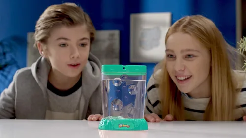 Vista 8 de Los monos marinos originales - Zoo oceánico - Kit de ciencia para criar tus propias mascotas - Incluye huevos, alimentos y purificador de agua