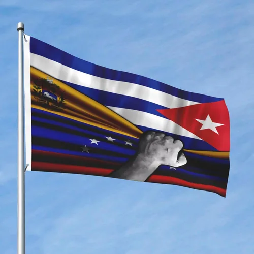 Vista 11 de Bandera de Costa Rica y República Dominicana de 2 x 3 pies, bandera para exteriores, bandera de doble cara, bandera de jardín, bandera de bienvenida