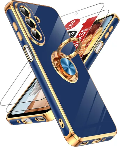 Vista 44 de LeYi Funda para iPhone XR: con Protector de Pantalla de Vidrio Templado [Paquete de 2] Soporte de Anillo Giratorio de 360°, Soporte Magnético