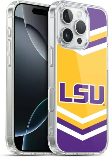 Vista 74 de Head Case Designs Funda de gel suave con licencia oficial de la Universidad Estatal de Louisiana LSU Camou compatible con Apple iPhone 7 Plus/iPhone