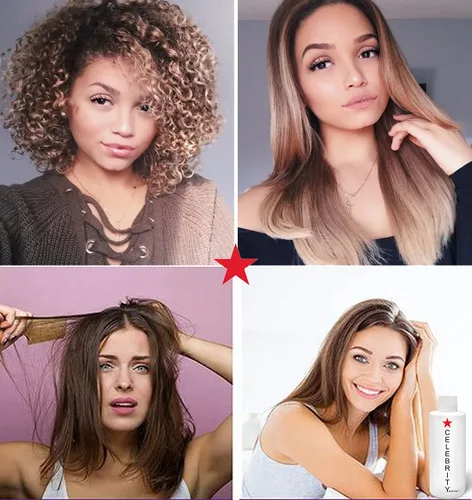 Vista 5 de Queratina brasileña compleja CELEBRITY KERATIN Tratamiento para el cabello Acondicionamiento Alisado Proteínas de queratina Aminoácidos Aceite