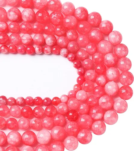 Vista 86 de 4mm 90 piezas Cuentas de piedra natural de turquesa africana para hacer joyería Cuentas sueltas de gemas redondas para pulseras, collares, aretes