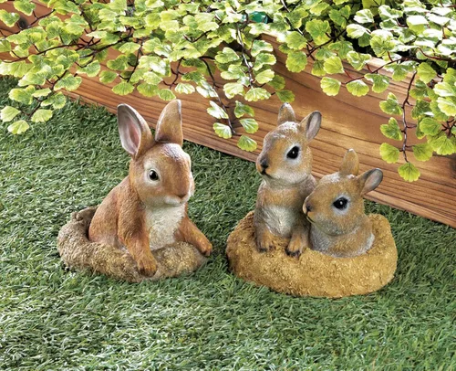 Vista 5 de Casa Locomoción Curious Bunny Garden Decor