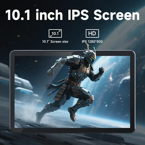 Vista 5 de DIGITHINK Tablet PC 10 pulgadas Android 15.0, tabletas Android, DDR4 4GB RAM+16GB Extiende 20GB ROM 2MP+8MP cámara dual, 2.4G+5G WiFi Bluetooth 1TB