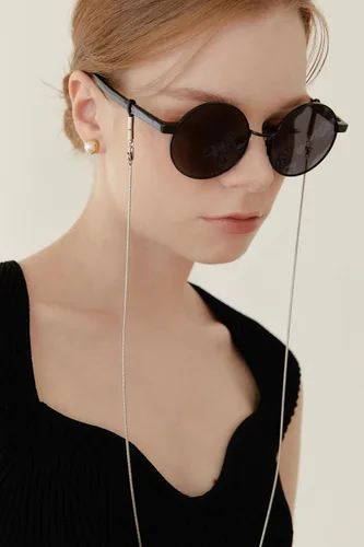 Vista 3 de Correas de cristal de ojo de cuero real Retenedores de gafas de ojos Cadenas acollador, soporte para gafas de sol