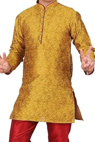 Vista 5 de Pro-Ethic Style Developer Juego de Kurta de seda para niños Ropa tradicional india 1 a 16 años Paquete de 1 (S-106)
