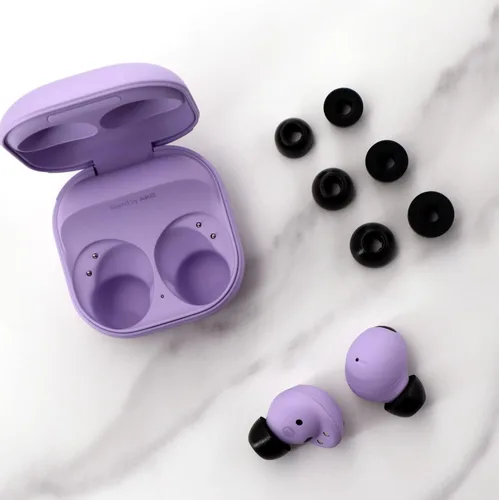 Vista 7 de 6 pares de almohadillas de espuma viscoelástica para Galaxy Buds 2 Pro, S/M/L que reducen el ruido, antideslizantes, sin dolor de silicona, ajuste