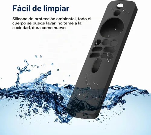 Vista 6 de USTIYA Funda remota para Xiaomi TV Box S (2.ª generación) Cubierta de control protectora Silicona (negro)