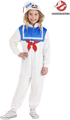 Vista 2 de Stay Puft - Disfraz de malvavisco para niños