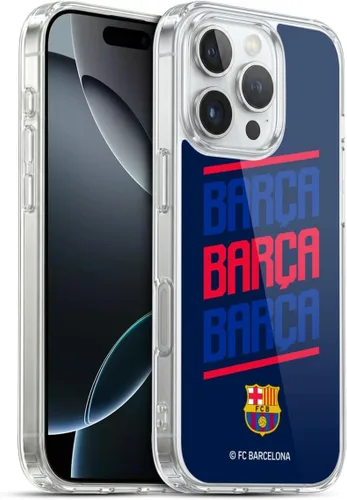 Vista 64 de Head Case Designs Funda de gel suave con licencia oficial del FC Barcelona Barca Crest Graphics [protección de grado militar] compatible con Apple