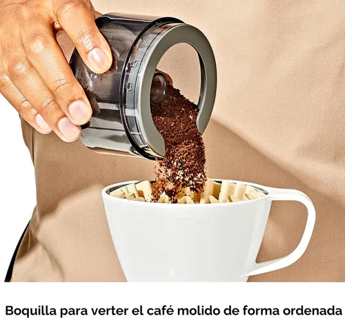 Vista 8 de OXO Brew - Molinillo de café cónico compacto