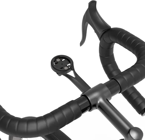 Vista 2 de Soporte para computadora de bicicleta, soporte frontal para bicicleta para manillar de bicicleta integrado, compatible con bicicletas de carretera