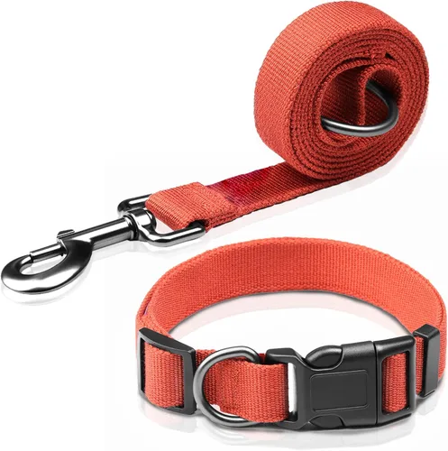 Vista 21 de Collar de perro beige para perros pequeños, transpirable, antiolor y suave, cómodo para cachorros de piel sensible, 90% rayón de bambú, collar