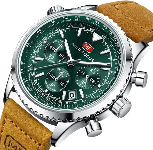 Vista 2 de AIMES Mens Watches for Men Casual Chronograph Waterproof Sport Military Watch Analog Quartz Movement Stylish Luxury Dress Wrist Watch Elegant Gift