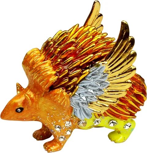 Vista 6 de Feng Shui Cosmic Raven Ornamentos Estatua Atrae la Riqueza para la Decoración del Hogar W5269 Cuervo Cósmico