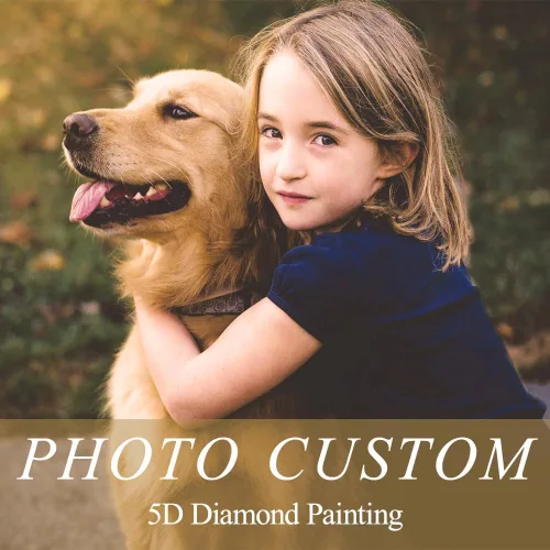 Vista 8 de Pintura de Arte de Diamante Personalizada Arte de Diamante Personalizado para Adultos Kits de Fotos Personalizados, Regalos de Fotos Personalizados