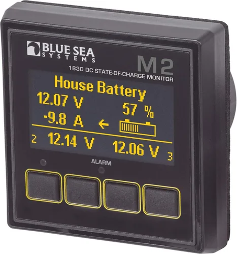 Vista 5 de Medidores digitales OLED M2 de Blue Sea Systems