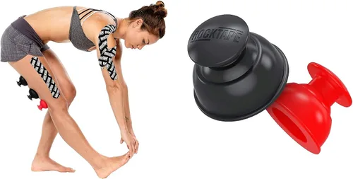 Vista 2 de RockTape RockPods - Juego de ventosas de 2 piezas con estuche de transporte