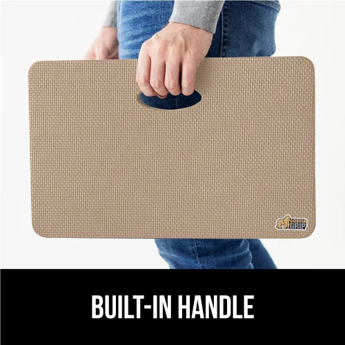 Vista 7 de GORILLA GRIP Almohadilla de Espuma Suave para Arrodillarse Extra Gruesa, Patente Pendiente, Cojín de Rodillas Grandes para Jardinería, Baño
